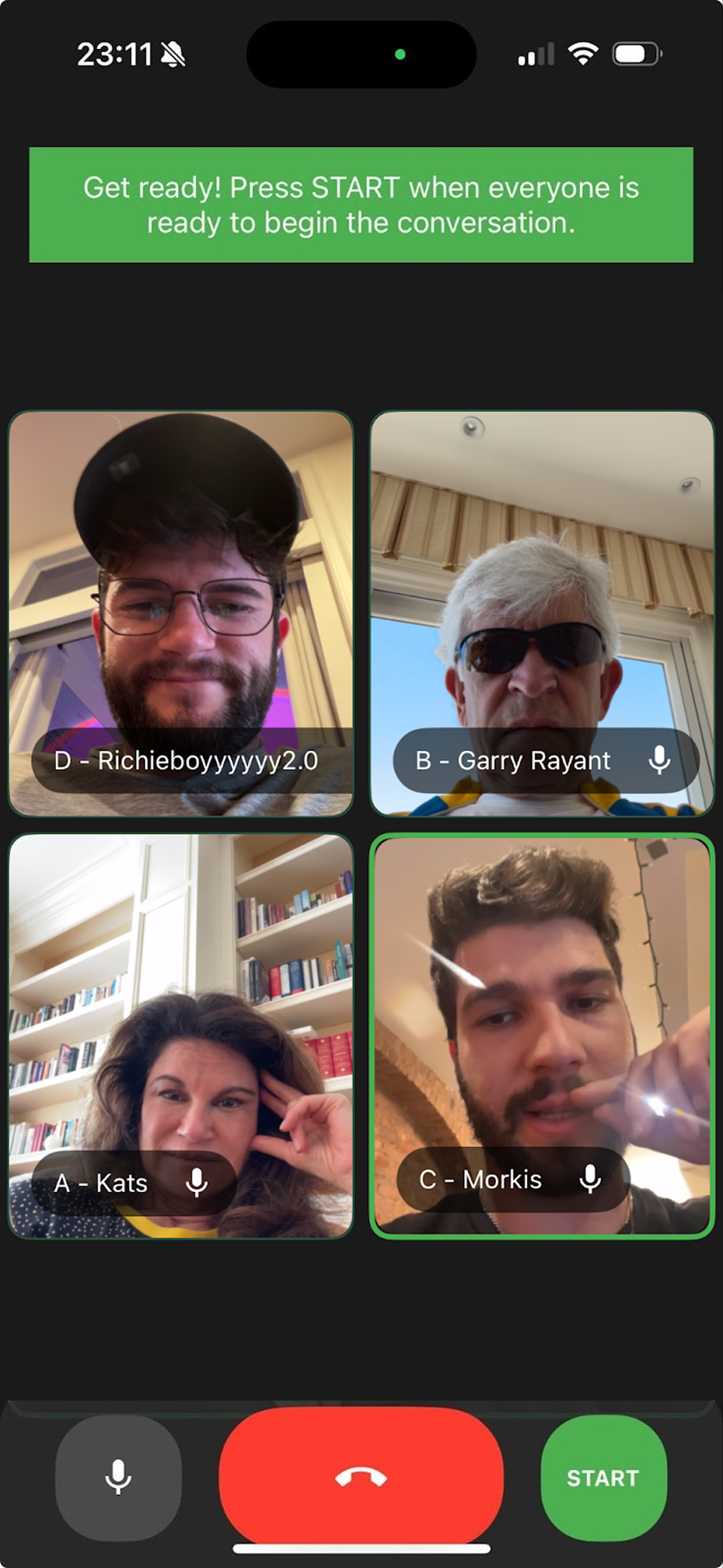 User Assignment Screen